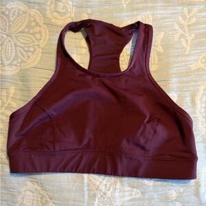 Lululemon Athletica Maroon Sports Bra